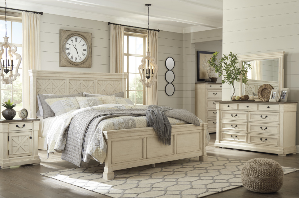 white shellac bedroom furniture from ashleys